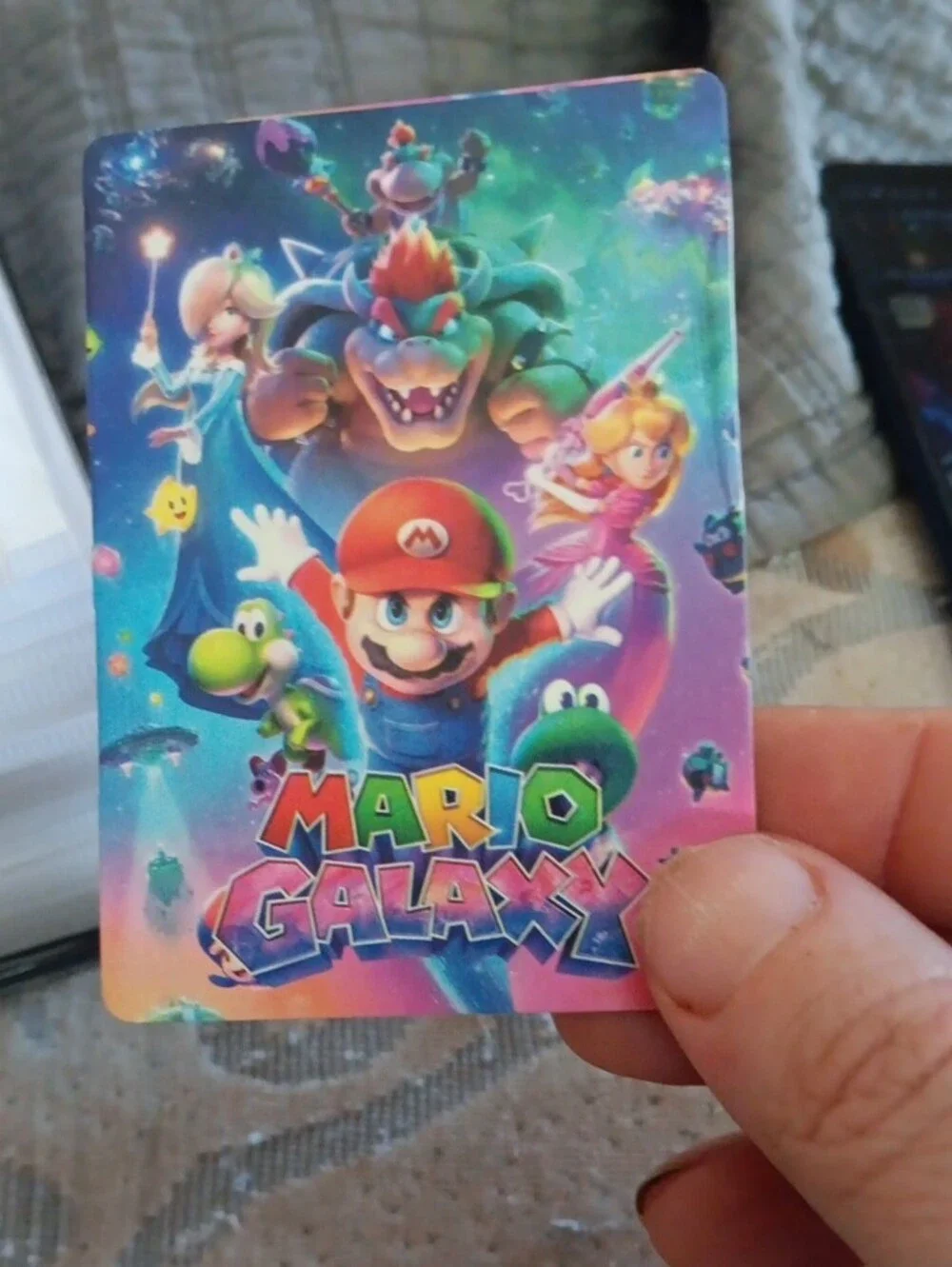 Nintendo Princess Peach Trading Card - Pink & Blue Artwork